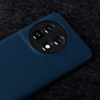 Etui de téléphone en cuir véritable pour One Plus 11 Etui de téléphone pour 1 + 10 Design de luxe Etui de téléphone en cuir résistant aux rayures