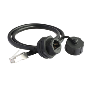 Connecteur RJ45 Aohua en L étanche IP67 avec boîtier en nylon pour routeur Ethernet Cat 5e Cat 6 - Product Image 3