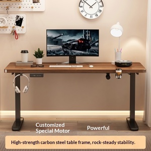 <span class=keywords><strong>Escritorio</strong></span> Metálico Ergonómico de Altura Ajustable, Estética Moderna y Elegante, Multifuncional para Oficina en Casa, Cómodo y Doble - Product Image 2