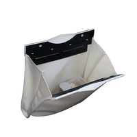 Poubelle de voiture suspendue de luxe de haute qualité, mini poubelle pour siège arrière de voiture, accessoires en cuir pour l'intérieur