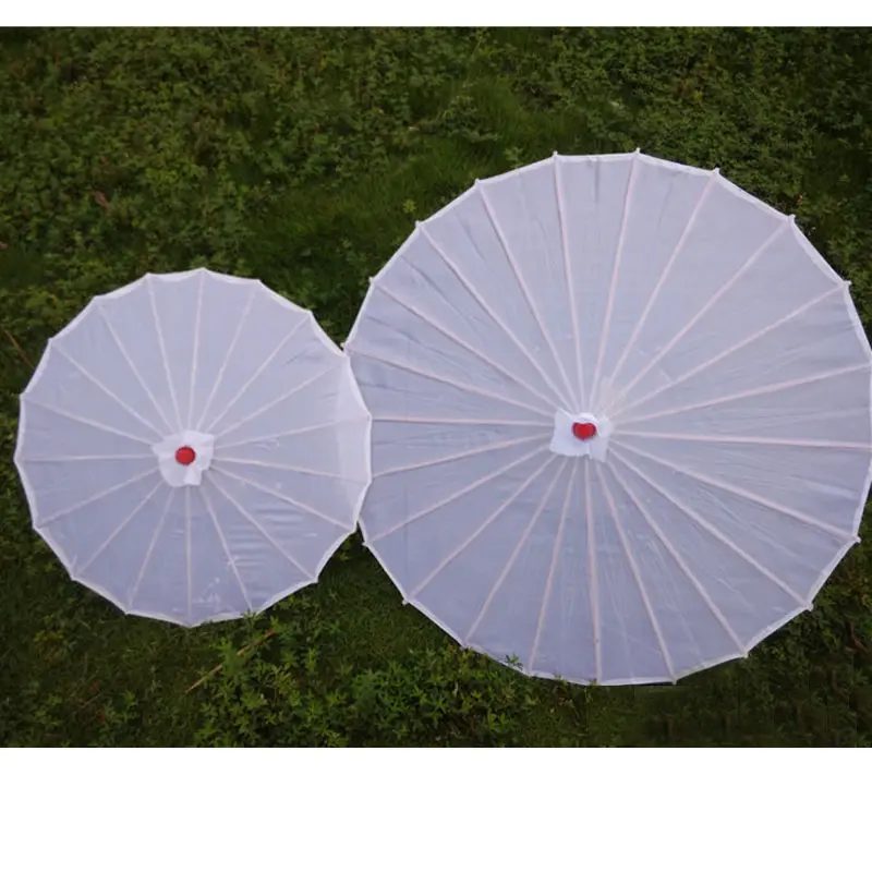 [I AM YOUR FANS] Cheap Colourful Chinese Fabric white black Parasol Umbrella white wedding parasol umbrella
