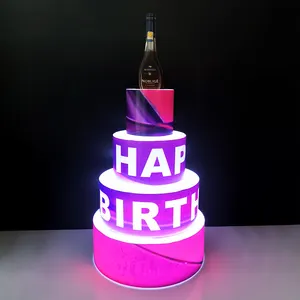 Led Bottle Presenter Birthday Acrylic Led Glorifiers Bottle Presenter