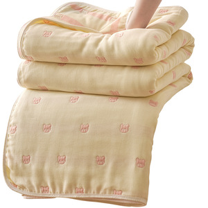 [Brand] Pure Cotton Eight Layer Gauze Air Conditioning Towel Blanket 3.1-4 Jin Breathable Spring Autumn Baby Bedding - Product Image 5