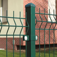 Panneau de clôture en treillis métallique incurvé 3D, cadre en acier au carbone, couleurs personnalisées écologiques pour la sécurité domestique, clôtures de ferme, balcons 3D