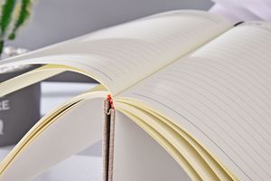 Wholesale A5 B5 Pure Color Linen Hardcover <strong>Notebook</strong> <strong>Diary</strong> Gift - Product Image 5
