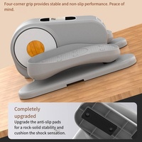 Mini Elliptique Magnétique en Acier de Haute Qualité pour Usage Domestique, Appareil Portable d'Entraînement des Jambes et d'Exercice Croisé, Écologique et Durable