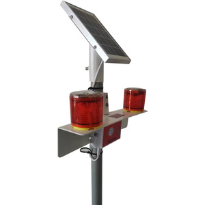 SZSW2731-CT Feu de signalisation LED solaire IP65 à montage sur poteau en aluminium pour système d'alerte routière - Product Image 5