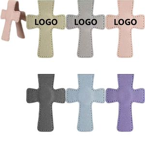 Colorful Cartoon Cross <b>Bookmark</b> PU Leather Bible Magnetic <b>Bookmarks</b> Book Label for Promotional Book <b>Gifts</b> - Product Image 1