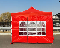 Tentes de réception robustes pour l'extérieur, 3*4,5 mètres, en tissu Oxford, imperméables, anti-UV, toutes saisons, auvent pliable carré