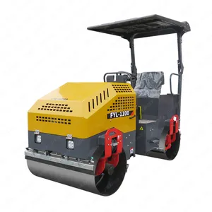 New Product Articulated Double Drum Vibratory 2.5 ton Roller Mini Road Compact Roller Construction Machine Equipments