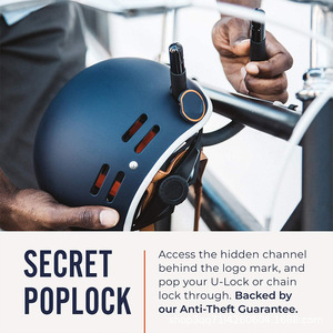 Casco de Ciclismo Ajustable para Adultos, Color Dorado, con Ventilaciones, Protección Unisex - Product Image 4