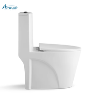 WC moderne pour salle de bain, à poser au sol, siphonique, en céramique, sanitaire, cuvette de toilette monobloc