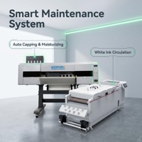 Printer DTF Industri 70CM dengan 6 Head Epson I3200-A1 dan Penggoyang Bubuk Otomatis untuk Pencetakan Garmen