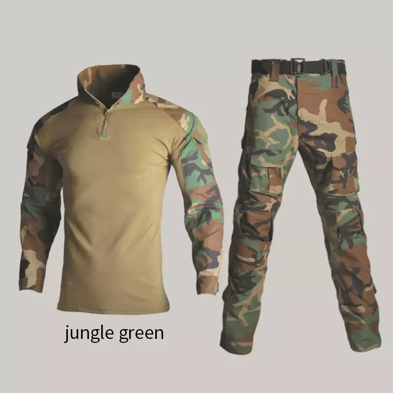 Men Outdoor Tactical Sports Combat Uniforms Hunting Climbing Fishing Frog Suit Uniform Suits Tactical Outdoor Hiking Clothing