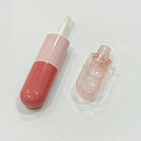 Nouveau design 2026 – Tube de brillant à lèvres vide double embout, emballage cosmétique transparent portable pour maquillage quotidien, voyage et cadeau