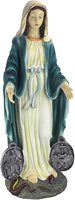 2025 Médaille Miraculeuse Madonna figurine Style Italien Religieux Jardin Statue sculpture personnalisée