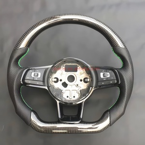 Volant en fibre de carbone <span class=keywords><strong>alcantara</strong></span> personnalisé amélioré DOSPolo <span class=keywords><strong>Golf</strong></span> R 6 <span class=keywords><strong>7</strong></span> 8 MK6 MK7 GTi Passat B7 B8 Jetta - Product Image 3