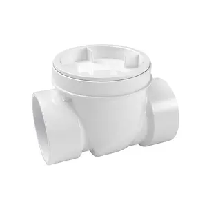 China Factory's UPVC PVC DWV Fitting Check Valve Plastic Backwater Valve