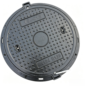 Coperchio per Pozzetto Rotondo in Composito SMC FRP EN124 A15 - Product Image 2