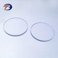 Fenêtre en cristal de saphir optique, fenêtre de transmission haute qualité personnalisée