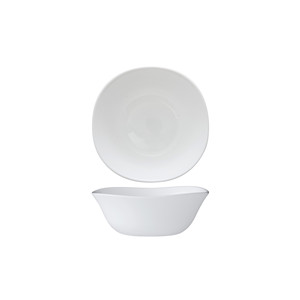 Bol carré Parma 14 × 14 cm en verre blanc Bormioli Rocco - Product Image 1