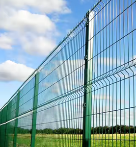 Recinzione V-Mesh 3D Curva, Pannelli di Recinzione in Filo Saldato Verniciato a Polvere, Recinzione di Sicurezza per Giardino in Acciaio, Design Modulare Trasparente - Product Image 5