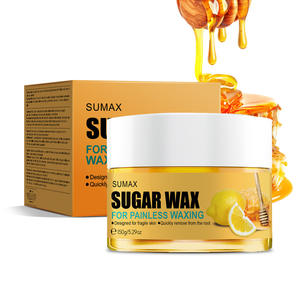 Logo personnalisé oem Crème dépilatoire biologique <span class=keywords><strong>pour</strong></span> le corps des femmes Marque distributeur <span class=keywords><strong>Cire</strong></span> dépilatoire au miel - Product Image 1