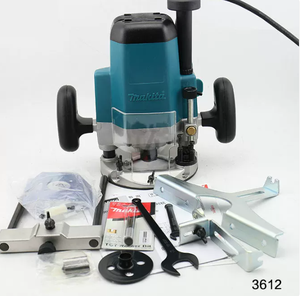 <span class=keywords><strong>Fresadora</strong></span> de Inmersión Industrial <span class=keywords><strong>Makita</strong></span> 3612 de 1650W, Mandril de 12mm, 22000 RPM, Máquina Eléctrica Profesional para Trabajar la Madera - Product Image 4