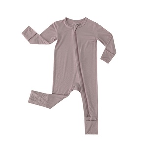 Tutina per Neonati in Fibra di Bambù, Primavera-Autunno, da 0 a <span class=keywords><strong>1</strong></span> <span class=keywords><strong>Anno</strong></span>, <span class=keywords><strong>Pigiama</strong></span> Intero con Chiusura a Cerniera per Bambini e Bambine - Product Image 3
