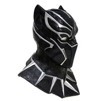 Vente en gros de couvre-chef en latex panthère noire de super-héros accessoires de venin de fête COS d'horreur