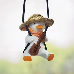 Popular Pendant Car Interior Accessories Swinging Duck Car Hanging Ornament