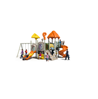 Tobogán Combinado para Niños para Exteriores, Certificado por la TUV, Resistente a los Rayos UV y a la Intemperie, Equipo de Juegos para Jardín de Infancia y Parque Comunitario
