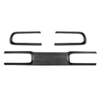 Copertura Decorativa per Fari Posteriori in Fibra di Carbonio, Set da 3 Pezzi, 100% Fibra di Carbonio, Spessore 1mm, Accessori Interni per Dodge Challenger