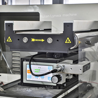 HJRYIN-320 8 Couleur Double Servomoteur Flexo Imprimante Graphique Autocollant PA PE CPP Station Machine D'impression