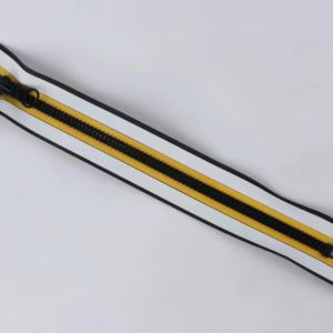 Cremallera fabricante color personalizado #5 pegamento diente resina apertura impermeable Nylon cremallera - Product Image 6