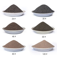Scories d'aluminium fondues brunes de qualité industrielle pour l'industrie de la meulage et du polissage