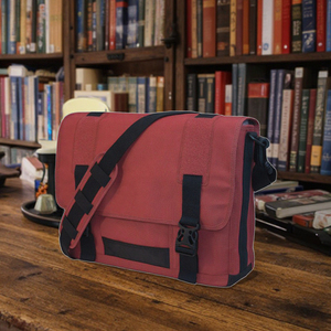 Sac de messager vintage pour hommes Sac latéral en toile avec caractéristiques adaptées à l'ordinateur portable - Product Image 3