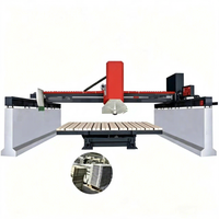 Machine de découpe de pierre à infrarouge CNC KUNHENG, équipement de sciage stable pour la fabrication de dalles de pierre dure
