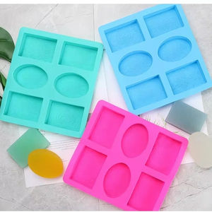 <span class=keywords><strong>Molde</strong></span> <span class=keywords><strong>de</strong></span> silicona alimenticia, 6 cavidades, diseño floral, ovalado y rectangular, reutilizable y fácil <span class=keywords><strong>de</strong></span> desmoldar. - Product Image 3