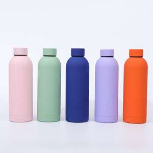 Bouteille isotherme sport en acier inoxydable rose, double paroi 304, pour usage extérieur - Product Image 3