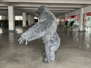 Costume <span class=keywords><strong>de</strong></span> mascotte gonflable Gorilla gris 2/2,6/3m, costume <span class=keywords><strong>de</strong></span> mascotte adulte pour marcher, costume gonflable KingKong, tenue <span class=keywords><strong>de</strong></span> cosplay - Product Image 2