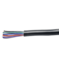 Cable con certificado VDE de 0,75mm, cable eléctrico de 3 núcleos, cobre desnudo, bajo humo, sin halógenos