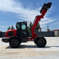 HZM Land maschinen lieferant 2ton 825T Teleskop ausleger Hof lader/Radlader/Lader