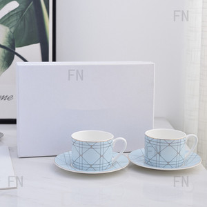 Recommend European Luxury Porcelain Coffee & Tea 2 <b>Cups</b> <b>Set</b> for Gift - Product Image 3