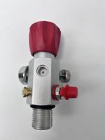Vanne de remplissage PCP Acecare 4500Psi 300Bar HPA avec trois types de filetages et deux manomètres pour paintball