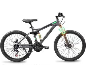 Vélo de montagne à double suspension de 27,5 pouces avec freins à disque, 21 vitesses, cadre en acier pour hommes et femmes, cross-country, fitness en plein air, cyclisme - Product Image 4