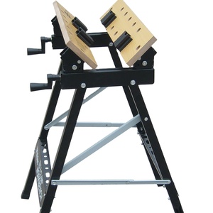 JL-WB02-1 woodworking table work bench stand saw horse portable folding work bench