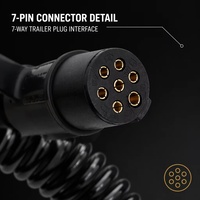Câble de remorque haute durabilité anti-oxydation flexible et robuste pour la transmission des signaux d'éclairage des remorques utilitaires