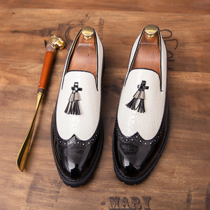 Mocassins à pampilles pour hommes, taille 14, couleur or, pour <span class=keywords><strong>mariage</strong></span>, vente en gros, chaussures habillées, imperméables, respirantes, antidérapantes, hiver - Product Image 1