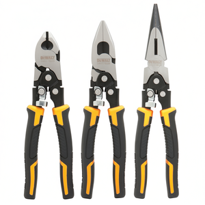 Juego de Alicates DeWalt de 3 Piezas: Alicates de Corte Diagonal y Alicates de Punta Larga - Product Image 2